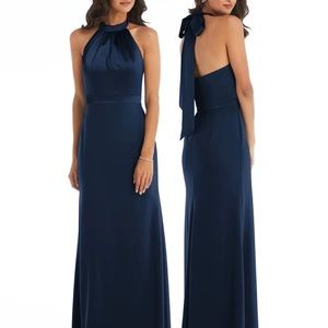 NWT After Six Navy 24W Maxi/Gown